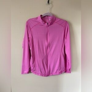 Nancy Lopez Golf Jacket Size Medium Pink